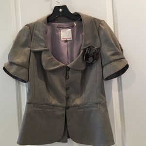 Rebecca Taylor short sleeve jacket