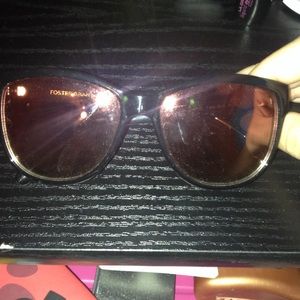 Rose/ rainbow reflective Sunglasses