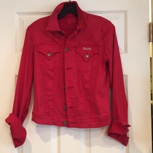 Hudson Red Jean jacket
