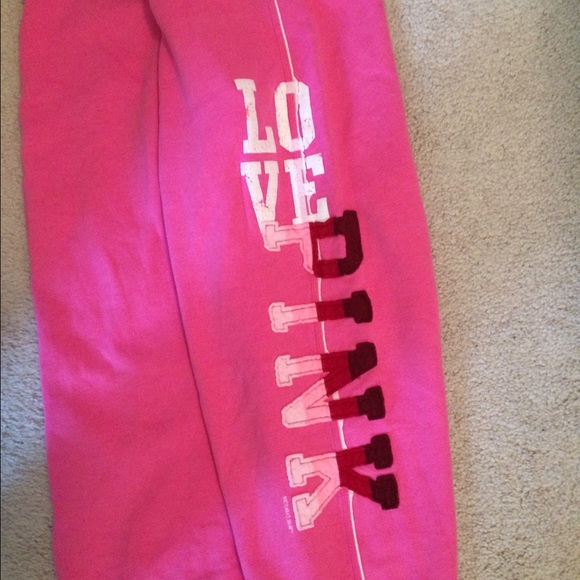 PINK Victoria's Secret Other - VS PINK Sweats Bright Pink - Size M
