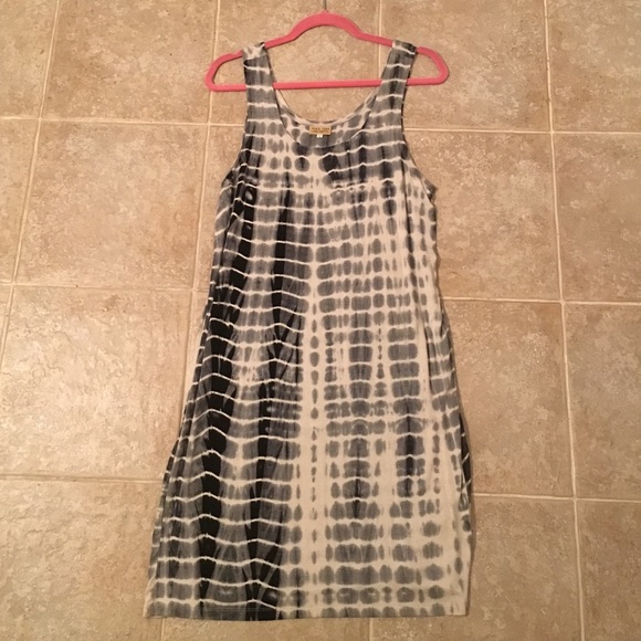 Tie Dye Piko Tank Dress