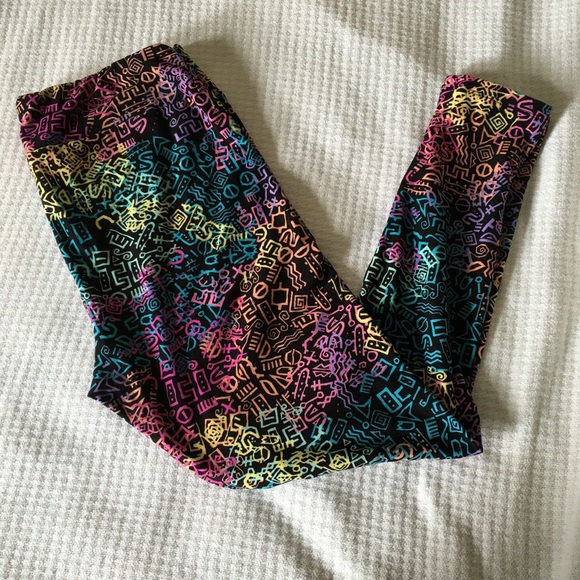 Lularoe Leggings Hieroglyphics - Picture 1 of 1