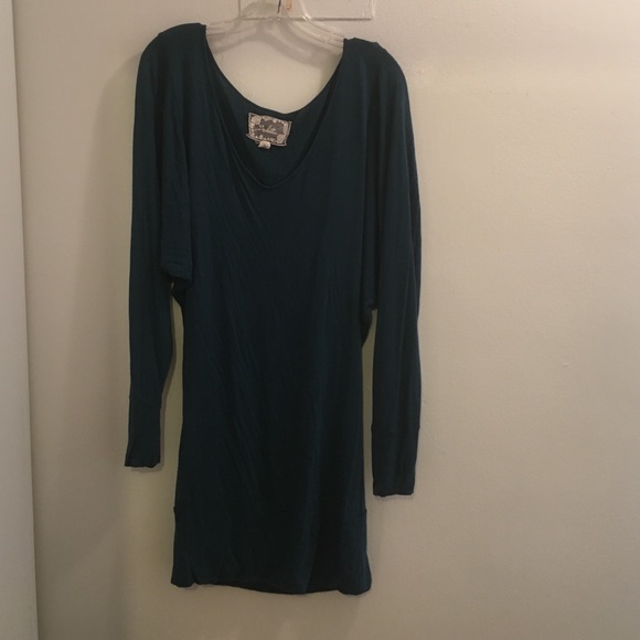 Green Deletta by Anthropologie slouchy dress - Picture 3 of 7