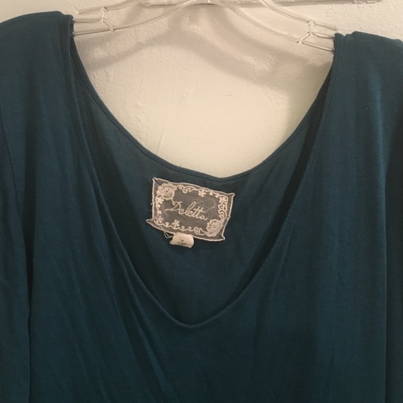 Green Deletta by Anthropologie slouchy dress - Picture 4 of 7