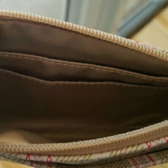 NWT Coach Brand Pink Striped Wristlet - Picture 4 of 4