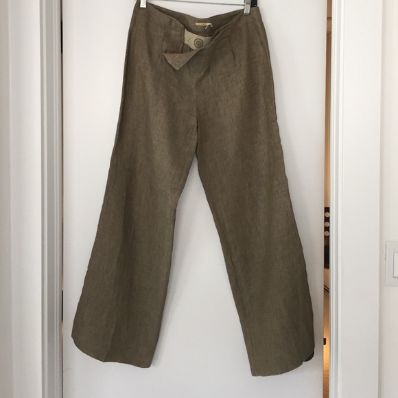 Wide Leg Linen Pants.