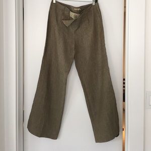 Wide Leg Linen Pants.