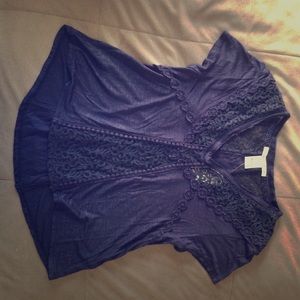 Navy blue American Rag blouse