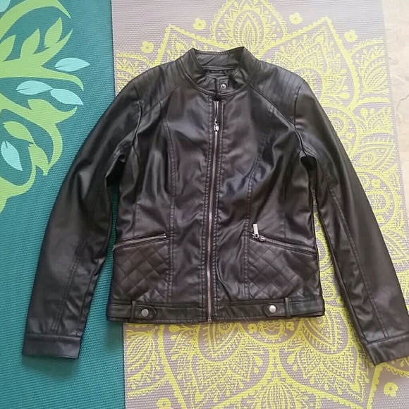 Faux Leather Jacket
