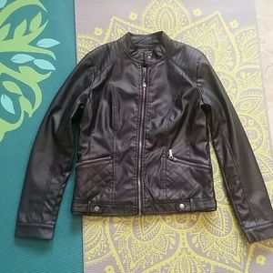 Faux Leather Jacket