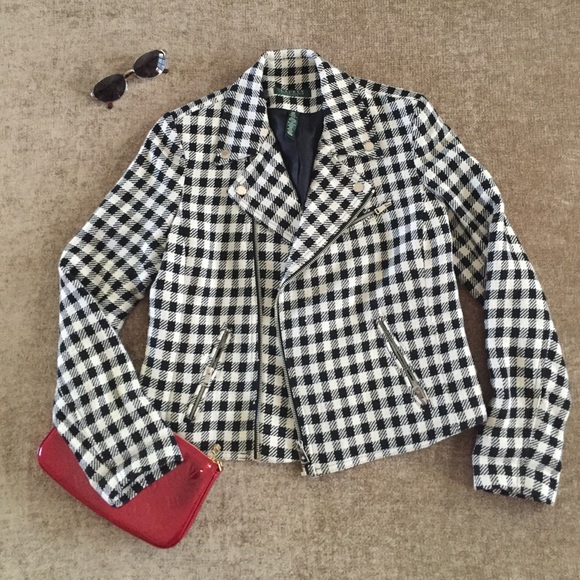 Ralph Lauren Moto jacket Cotton/Silk & fully lined