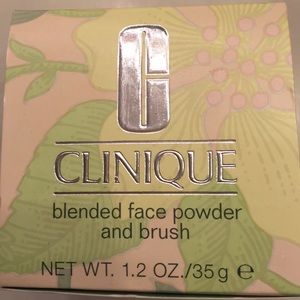 Clinique blended face powder and brush