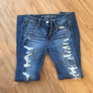 American Eagle Distressed Skinny Jeans