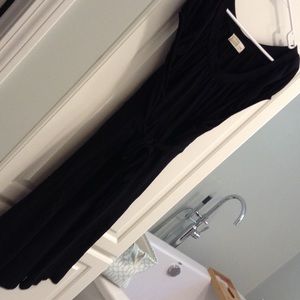 💕Black short sleeve maternity dress