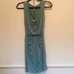 Light Teal Dress w/ Scoop Neck