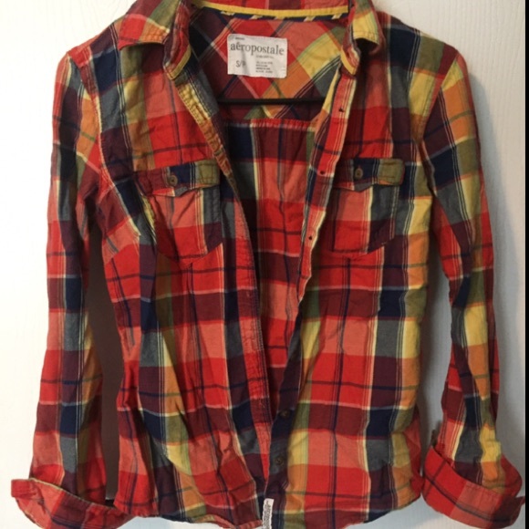 Aeropostale Plaid Flannel