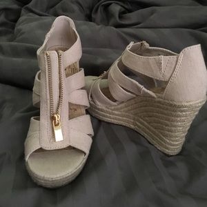 Beige wedges from target