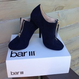BarIII Ink Navy heeled  booties