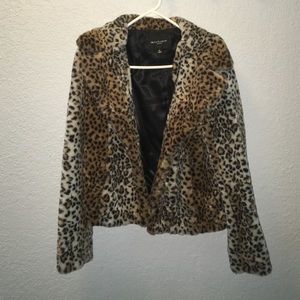 Behnaz Sarafpour for Target: furry leopard coat