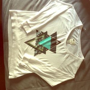 White Top with Design