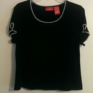 Beautiful Black Oscar by Oscar Dr La Renta Shirt