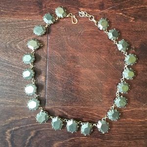 Kendra Scott: graphite look jeweled necklace