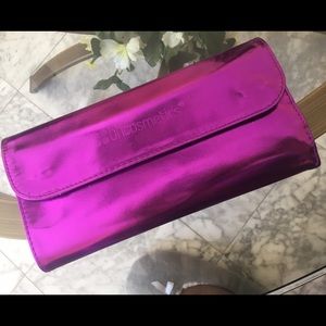 BhCosmetics Purple Brush Holder Wrap & 7 Brushes
