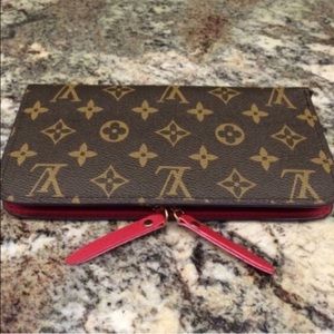 1 LEFT! Red LV Insolite Wallet