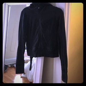 Black lululemon zip up