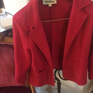 Red blazer