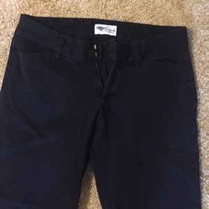 Old Navy black Pixie dress pants, size 0.