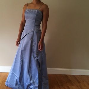 Periwinkle Prom Dress w/ Shawl - Great for Prom!!