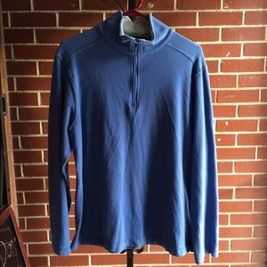 J Crew men's half zip.