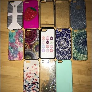 lot of 13 iphone 6 cases