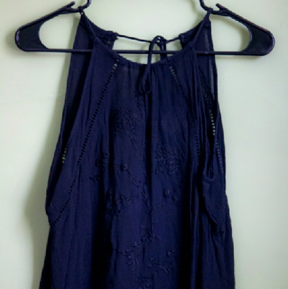 Black spaghetti top