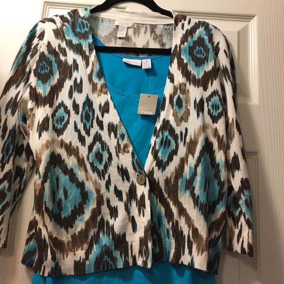 Cardigan and tank set - Picture 1 of 4