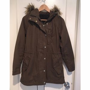 Gap Olive Green Lined Jacket XS