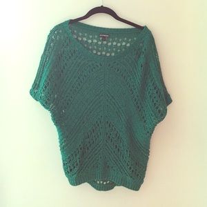 Turquoise sleeveless sweater