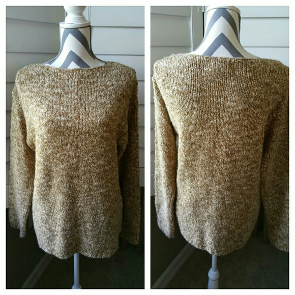 Jones Sport Wheat & Gold Sweater