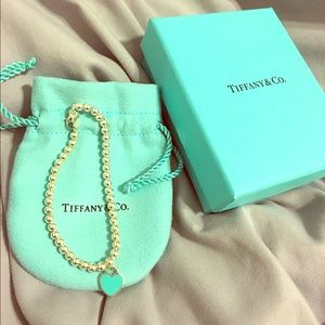 Return to Tiffany bead charm bracelet