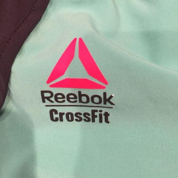 Reebok crossfit shorts size small navy yellow - Picture 3 of 4