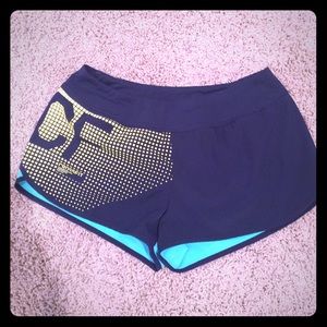 Reebok crossfit shorts size small navy yellow