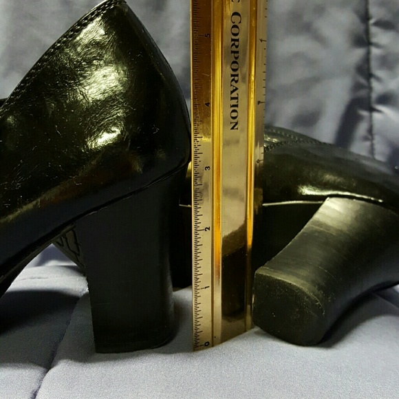 Silver Buckle Black Booties. - Picture 4 of 4