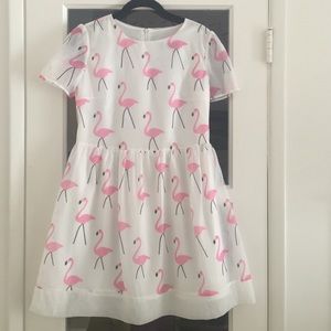 Flamingo print dress 💖