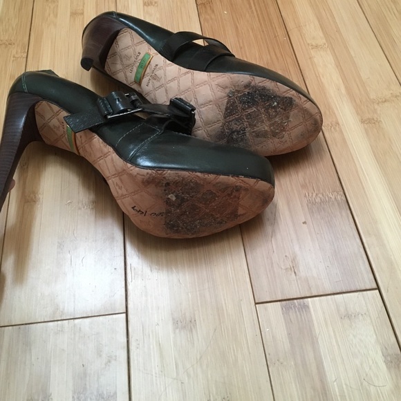 Lamb dark green heels - Picture 3 of 4