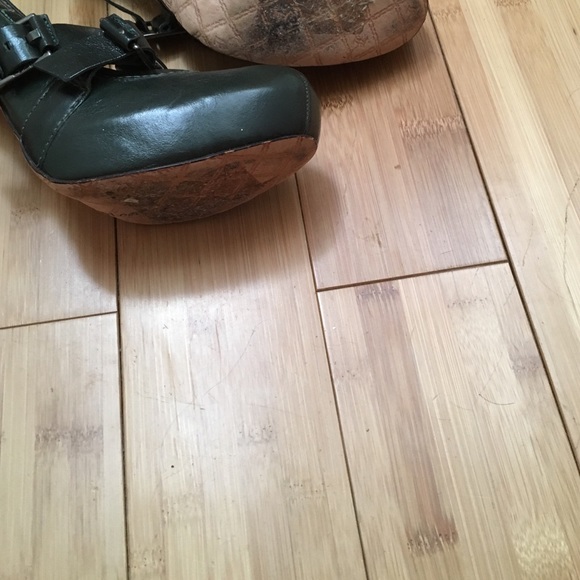 Lamb dark green heels - Picture 4 of 4