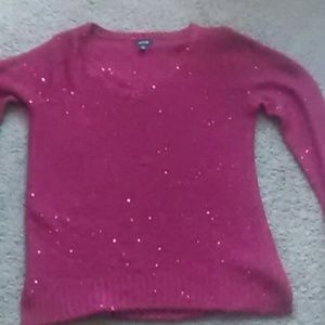 Holiday Red Sparkle Sweater