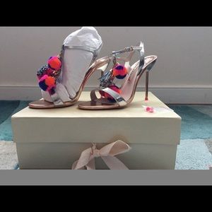 Sophia Webster Layla Silver Sandals