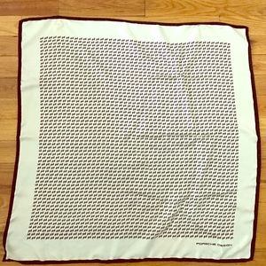 Porsche Design 100% Silk Logo Scarf