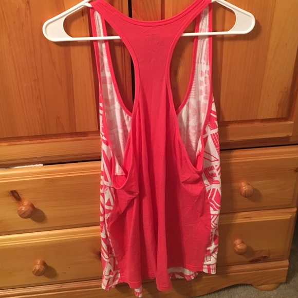 Nike Pink Razor Back Tank Top - Picture 2 of 2